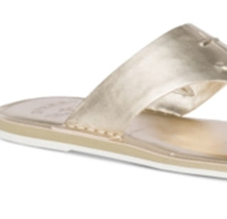 Sperry Women's Seaport Thong Leather Open Toe Casual Pu/Platinum Gray Size 8 M