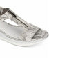 Kenneth Cole Reaction Women's Pepea Zip Wedge Sandals White Size 5 M