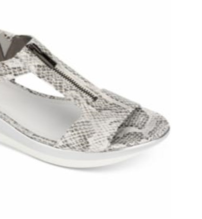 Kenneth Cole Reaction Women's Pepea Zip Wedge Sandals White Size 5 M