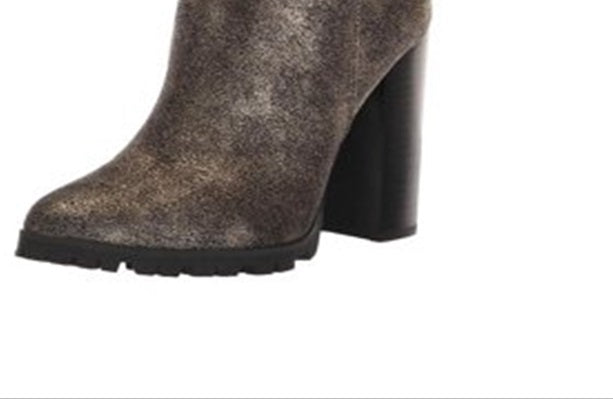 Katy Perry Women's Raina Fabric Pointed Toe Mid Calf Fashion Boots Gray Size 10 M
