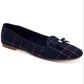 Charter Club Women's Kimii Plaid Slip on Loafers Blue Size 8 M