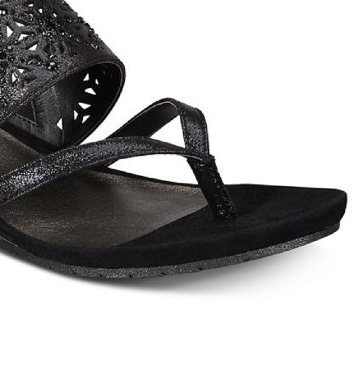 Kenneth Cole Reaction Women's Great Chime Sandal Black Size 7.5 M