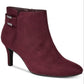 Alfani Women's Faust Closed Toe Ankle Fashion Boots Red Size 7.5 M