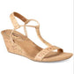 Style & Co Women's Mulan Open Toe Casual Platform Sandals Brown Size 6 M
