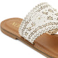 XOXO Women's Rhonda Slip on Sandals White Size 6.5M