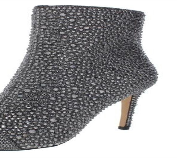 INC International Concepts Women's Ignacia Pointed Toe Ankle Fashion Boots Gray Size 8 M