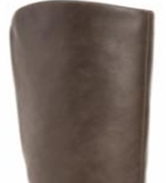 Style & Co. Women's Kindellp Fabric Closed Toe Knee High Fashion Brown Size 8 M