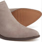 Franco Sarto Women's Rich Suede Cushioned Laslo Block Heel Zip up Leather Booties Gray Size 7 M