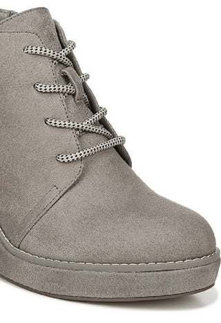 Carlos by Carlos Santana Women's Wills Lace up Wedge Snadel Gray Size 8.5 M