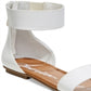 American Rag Women's Keley 2 Open Toe Casual Ankle Strap Sandals White Size 9.5M