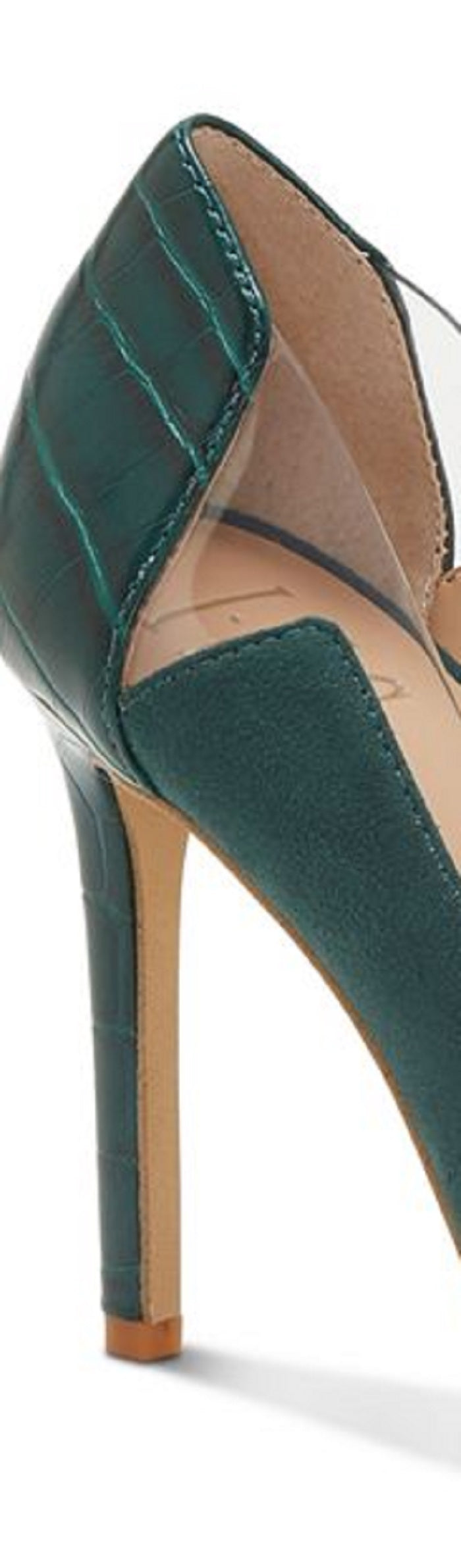 INC International Concepts Women's Khione Vinyl Pieced Multi Animal Pumps Green Size 8.5 M