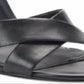 DKNY Women's Leather Open Toe Ankle Strap Classic Pumps Black Size 7.5