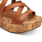 Style & Co Women's Ionna Wedge Sandals Brown Size 5.5 M