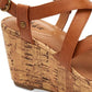 Style & Co Women's Ionna Wedge Sandals Brown Size 5.5 M