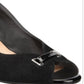 Giani Bernini Women's Vallay Leather Closed Toe Mary Jane Pumps Black Size 8 M