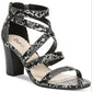 Bar III Women's Blythe Strappy Heels Black Size 8 M