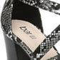 Bar III Women's Blythe Strappy Heels Black Size 8 M