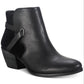 American Rag Women's Ashlyn Leather Ankle Boots Black Size 7.5 M