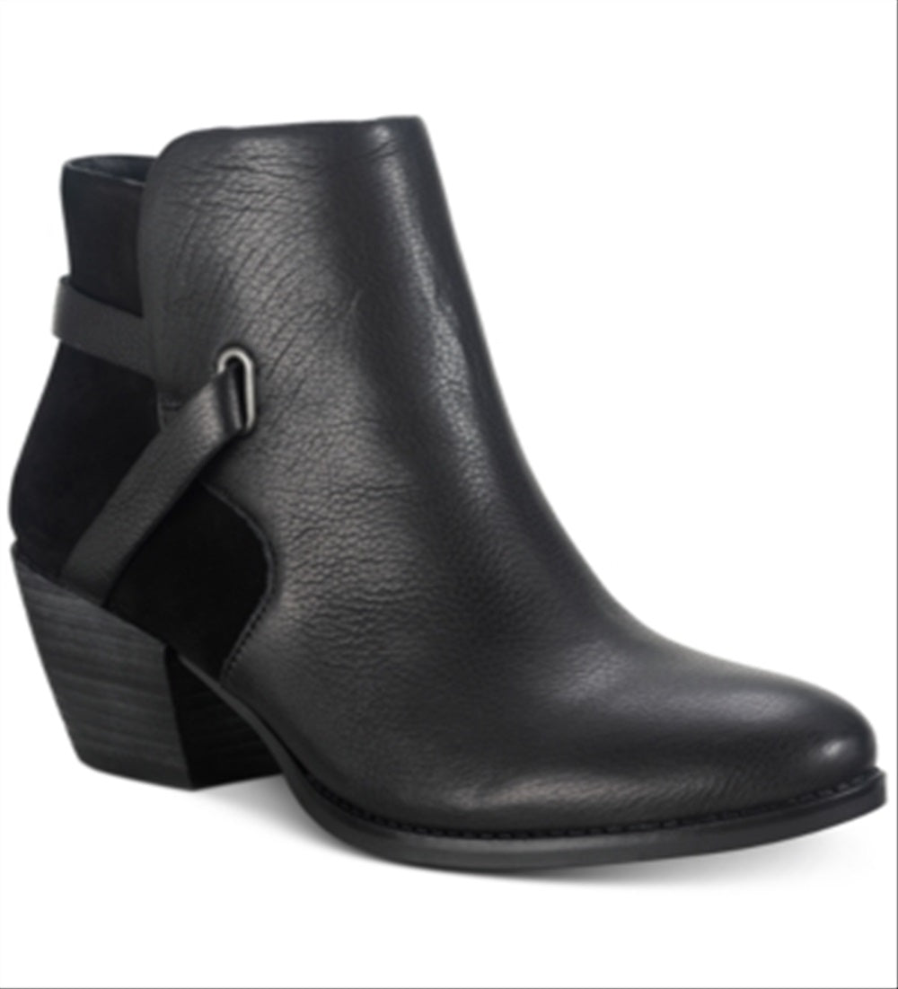 American Rag Women's Ashlyn Leather Ankle Boots Black Size 7.5 M