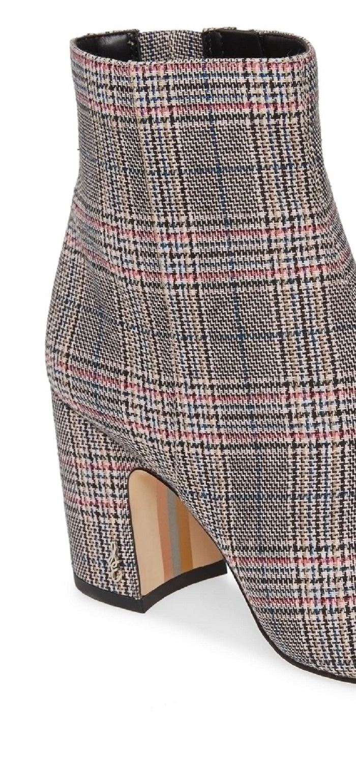 Sam Edelman Women's Hilty Booties Pointed Toe Ankle Boots Brown Size 9 M