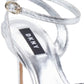 DKNY Women's Jax Metallic Slingback Pump Silver Size 7.5M