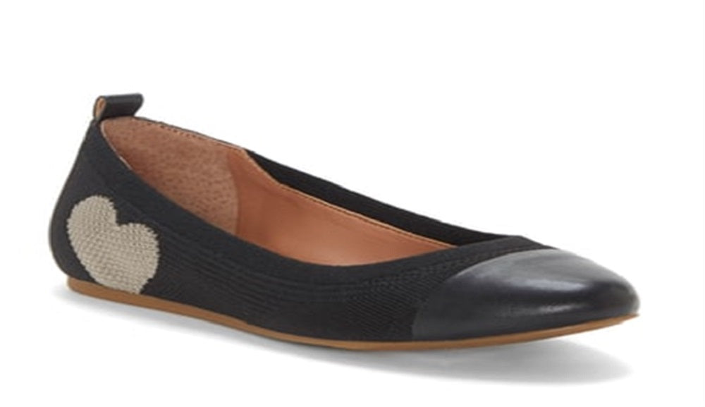 ED by Ellen DeGeneres Women's Ballet Shadow Lilliknit Flat Black Size 8 M