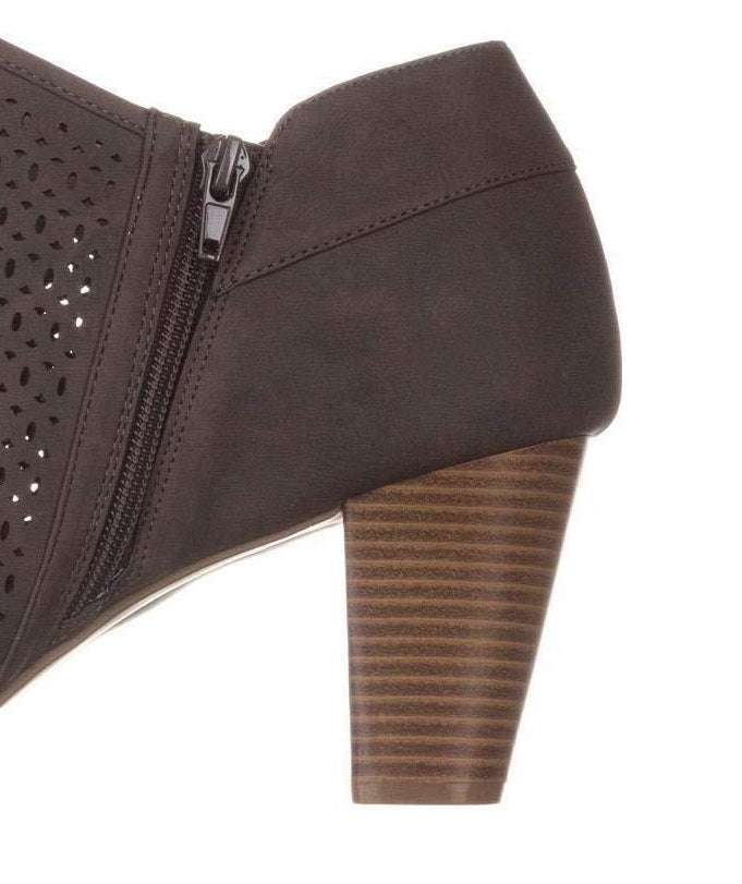 Giani Bernini Women's Angye Open Toe Ankle Fashion Boots Brown Size 7 W