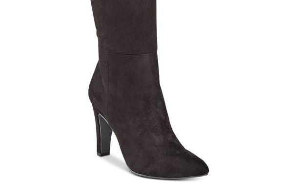 Material Girl Women's Candice Over the Knee Boots Black Size 6.5 M