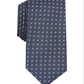 Alfani Men's Geometric Collins Neat Classic Silk Neck Tie Blue Size Regular