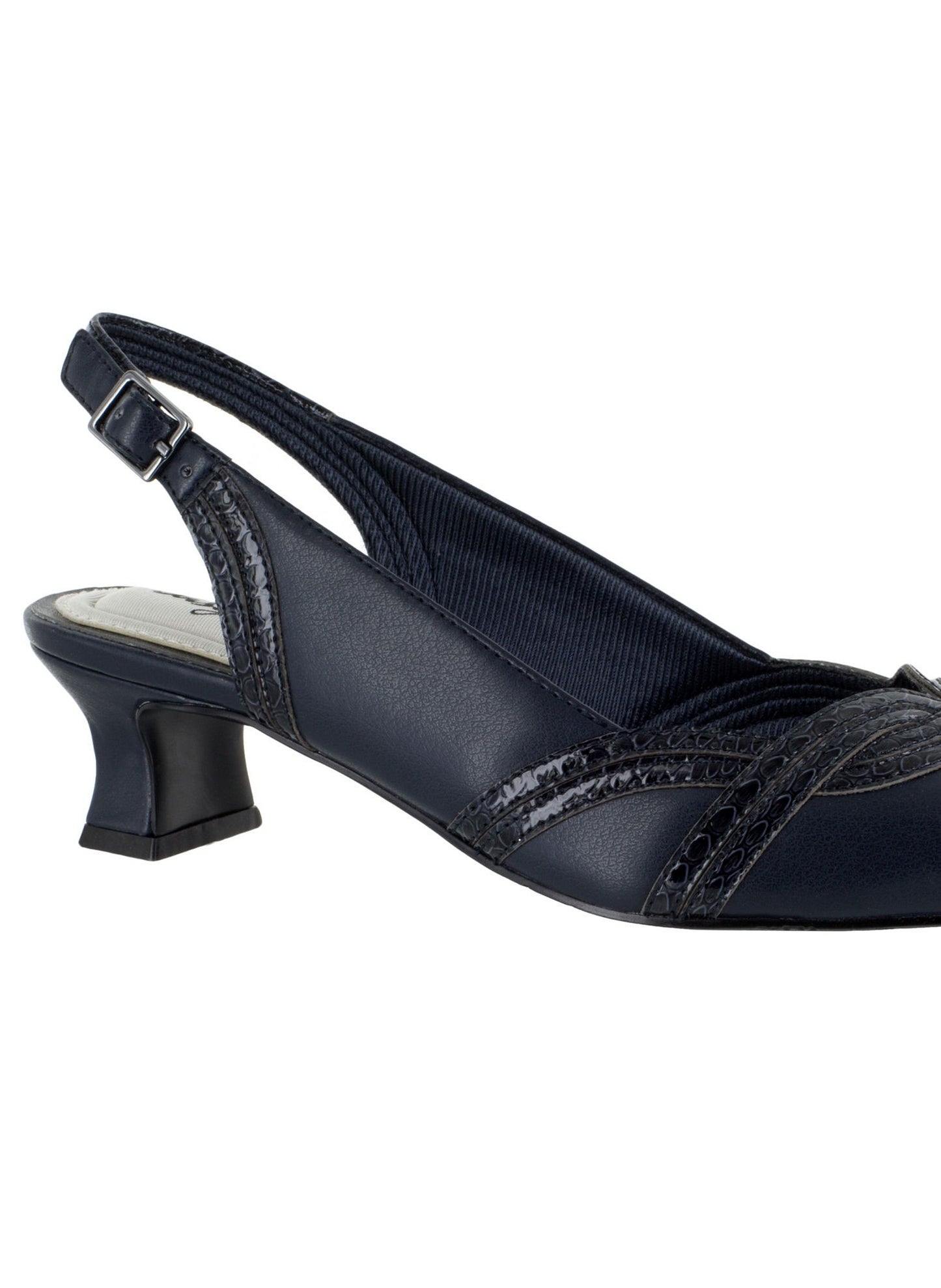 Easy Street Women's Stunning Slingback Navy Size 10 WW