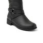 XOXO Women's Maxfield Wide F Tall Riding Boots Black Size 5.5