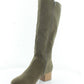 Style & Co Women's Finnly Faux Suede Over the Knee Boots Green Size 5 M