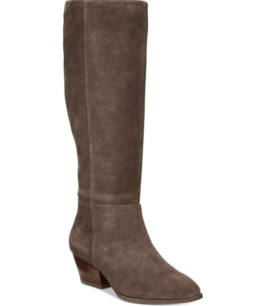 Style & Co Women's Izalea Crocodile Closed Toe Ankle Fashion Boots Brown Size 7.5 M