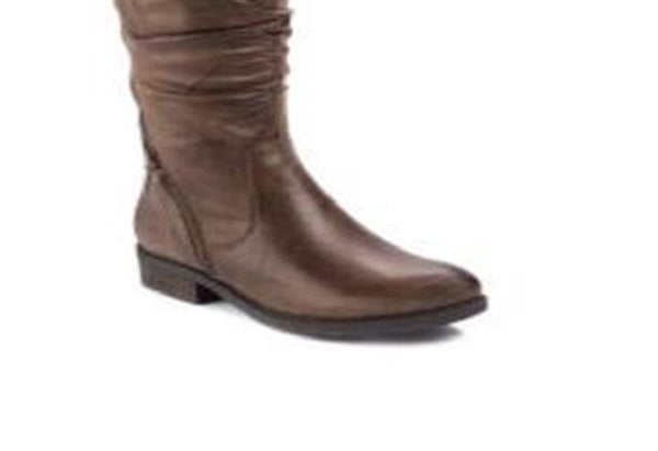 Bare Traps Women's Yulissa Faux Leather Slouchy Riding Boots Brown Size 8 M