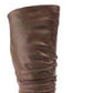 Bare Traps Women's Yulissa Faux Leather Slouchy Riding Boots Brown Size 8 M