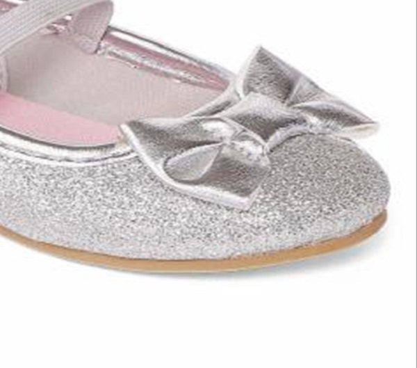 Carter's Girl's Slip on Hook and Loop Round Toe Shoes Gray Size 12