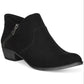 American Rag Women's Padded Abby Round Toe Block Heel Booties Black Size 7.5 M