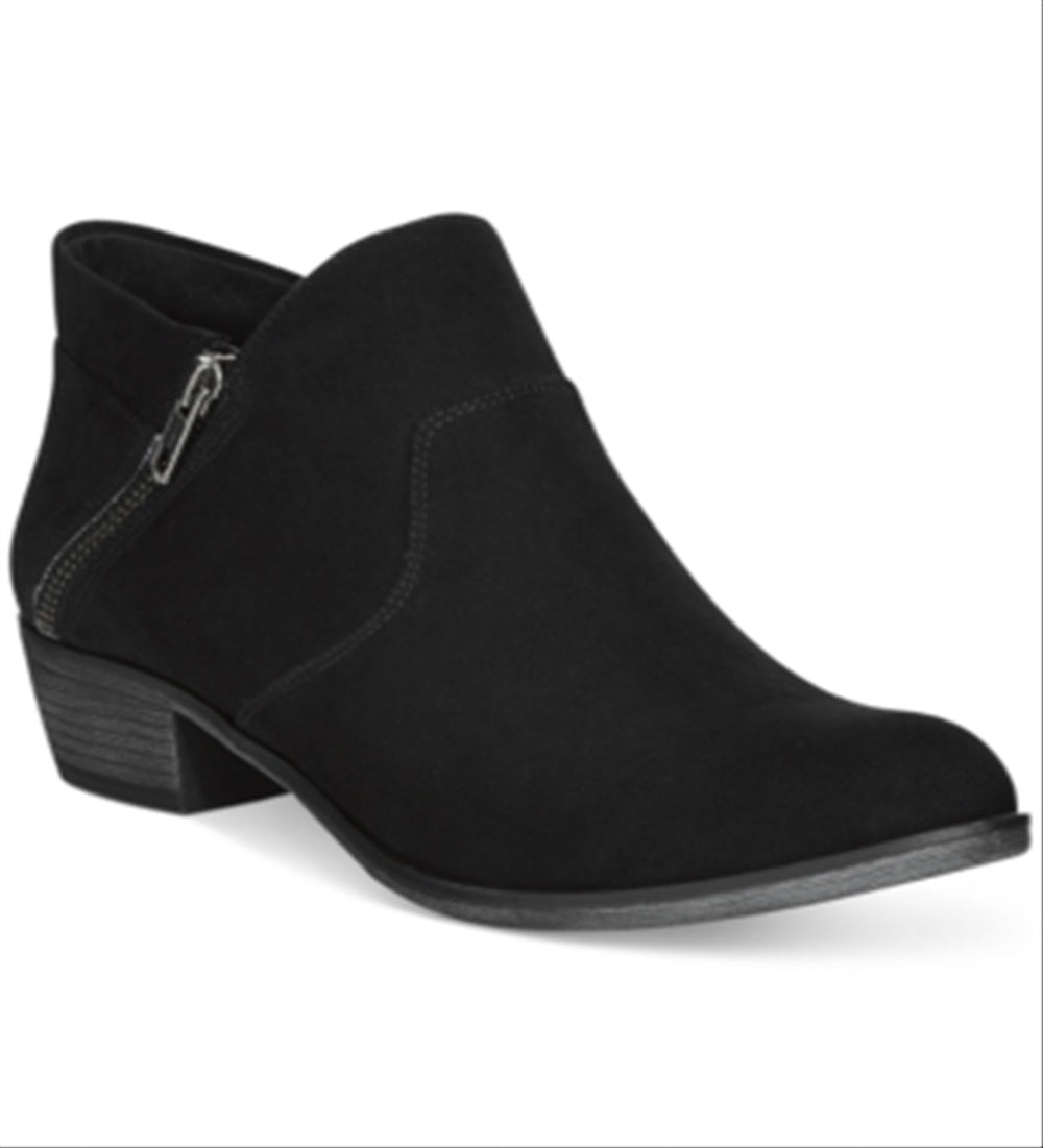 American Rag Women's Padded Abby Round Toe Block Heel Booties Black Size 7.5 M