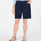 Karen Scott Women's Skimmer Shorts Blue Size 10 Petite
