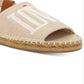 Ellen DeGeneres Women's 'Love' Logo Skylin Leather Espadrille Sandals Brown Size 10 M