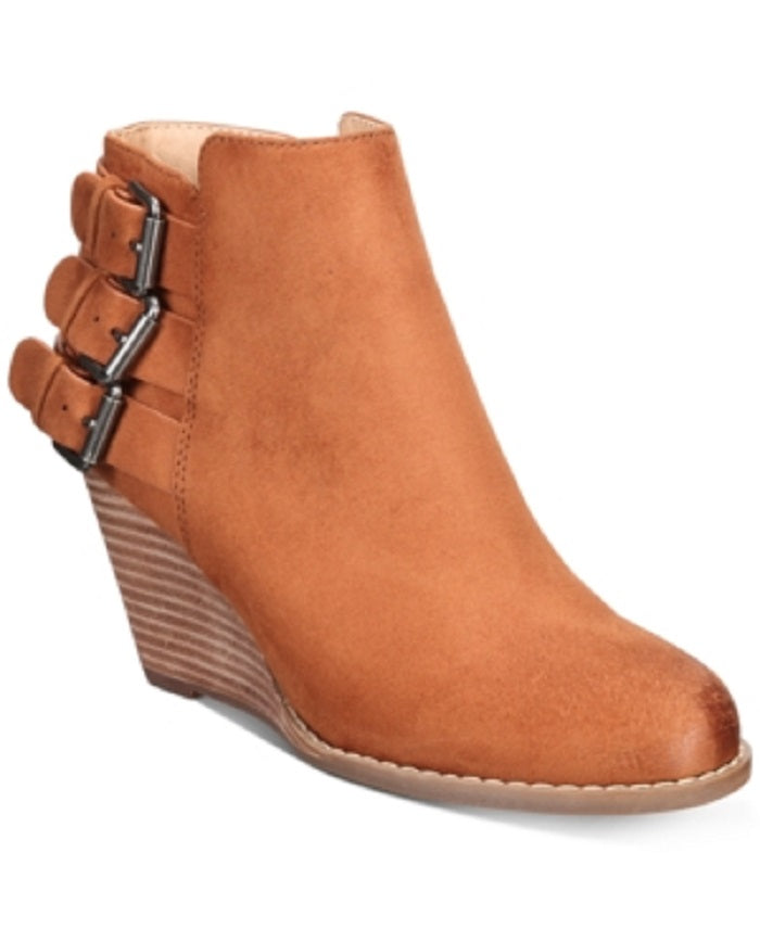 Dolce Vita Women's Ginalee Closed Toe Ankle Fashion Boots Brown Size 5.5 M