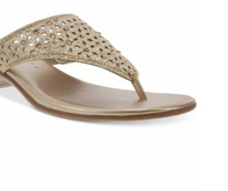 Karen Scott Women's Elda Sandals Gold  Size 9.5M