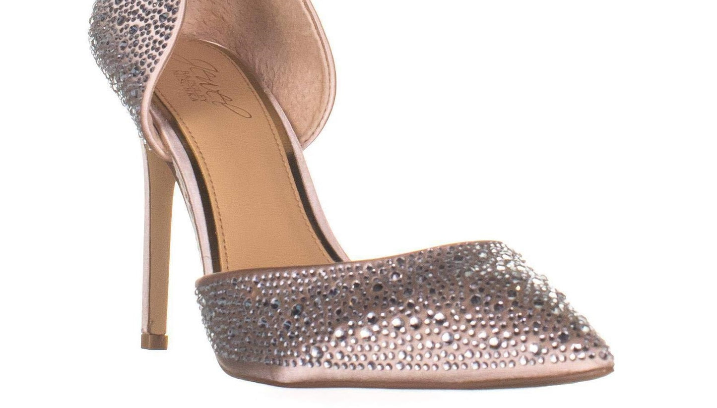 Badgley Mischka Women's Alexandra Pump Brown Size 8.5 M