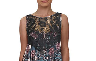 Free People Women's Count Me in Trapeze Top Black Size X-Small