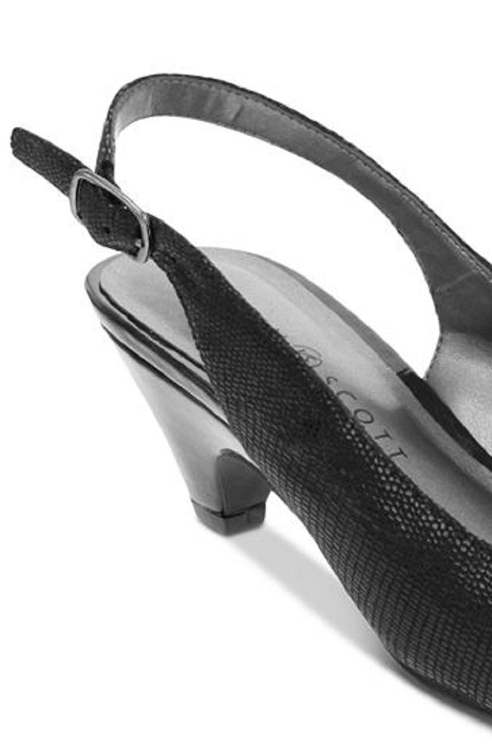 Karen Scott Women's  Amber Slingbacks Black Size 5 M