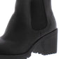 American Rag Women's Morghan Faux Leather Round Toe Booties Black Size 8 M