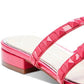 Jessica Simpson Caira Strappy Sandals Perfectly Pink Size 6.5M