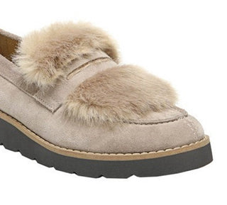 Franco Sarto Women's Harriet Wedge Loafers Shoes Brown Size 8.5 M