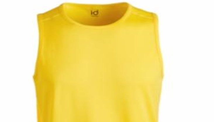 Ideology Men's Mesh Tank Top Yellow Size Large