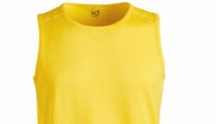 Ideology Men's Mesh Tank Top Yellow Size Large